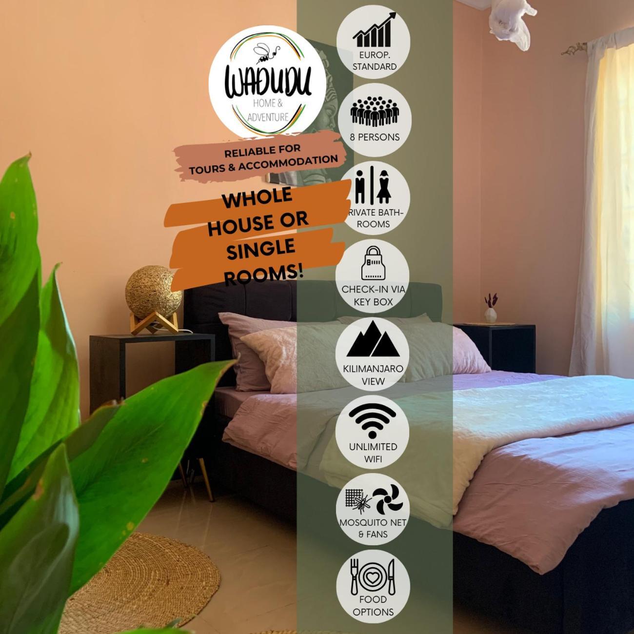 Bungalow X Garten & Terrasse X Wlan X Europaeisch Moshi Exteriör bild